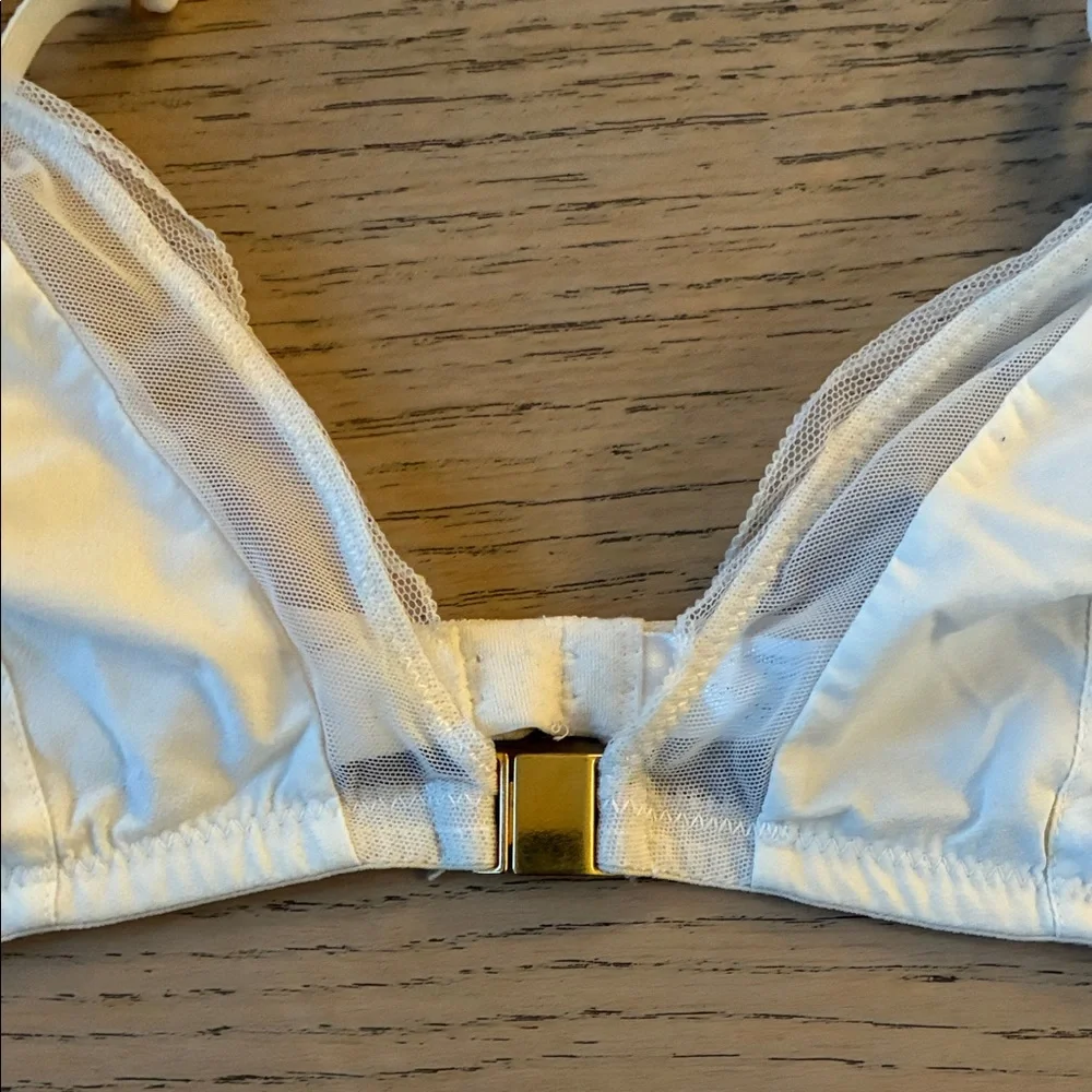 Princesses Tam Tam White Sheer Bralette - Picture 2 of 9